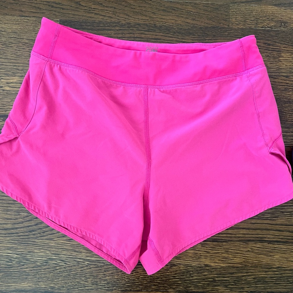 Athleta girl pink shorts